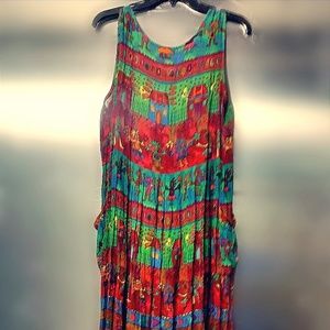 Vintage BILA Boho Maxi Dress